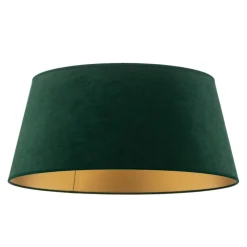 Duolla Lampeskærme > Lampeskærm Cone højde 22,5 cm, mørkegrøn/guld