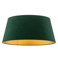 Duolla Lampeskærme > Lampeskærm Cone højde 22,5 cm, mørkegrøn/guld