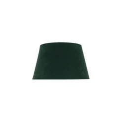 Duolla Lampeskærme > Lampeskærm Cone højde 18 cm, mørkegrøn/guld