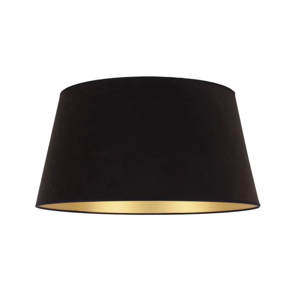 Lampeskærme ^ Duolla Lampeskærm Cone højde 25,5 cm, sort/guld