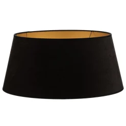 Lampeskærme ^ Duolla Lampeskærm Cone højde 25,5 cm, sort/guld