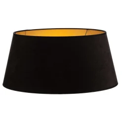 Lampeskærme ^ Duolla Lampeskærm Cone højde 25,5 cm, sort/guld
