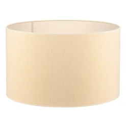 Lampeskærme ^ Duolla Lampeskærm Roller Ø 50 cm, ecru/guld