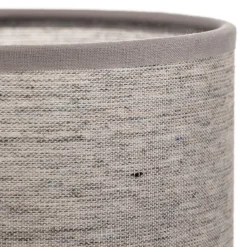 Lampeskærme ^ Duolla Lampeskærm Roller, grå, Ø 13 cm, højde 15 cm