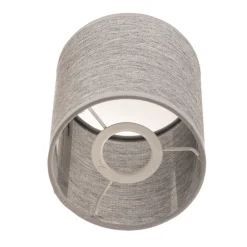 Lampeskærme ^ Duolla Lampeskærm Roller, grå, Ø 13 cm, højde 15 cm