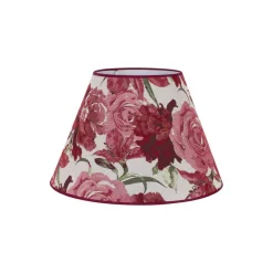 Duolla Lampeskærme > Lampeskærm Sofia Højde 31 cm, blomstermønster grå