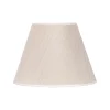 Lampeskærme ^ Duolla Lampeskærm Sofia Højde 21 cm, hvid/guldstrip