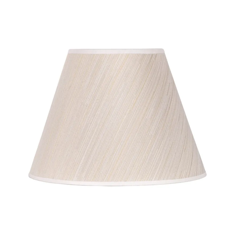 Lampeskærme ^ Duolla Lampeskærm Sofia Højde 21 cm, hvid/guldstrip