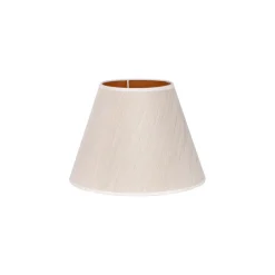 Lampeskærme ^ Duolla Lampeskærm Sofia Højde 21 cm, hvid/guldstrip