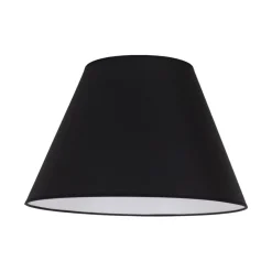 Lampeskærme ^ Duolla Lampeskærm Sofia Højde 31 cm, sort/hvid