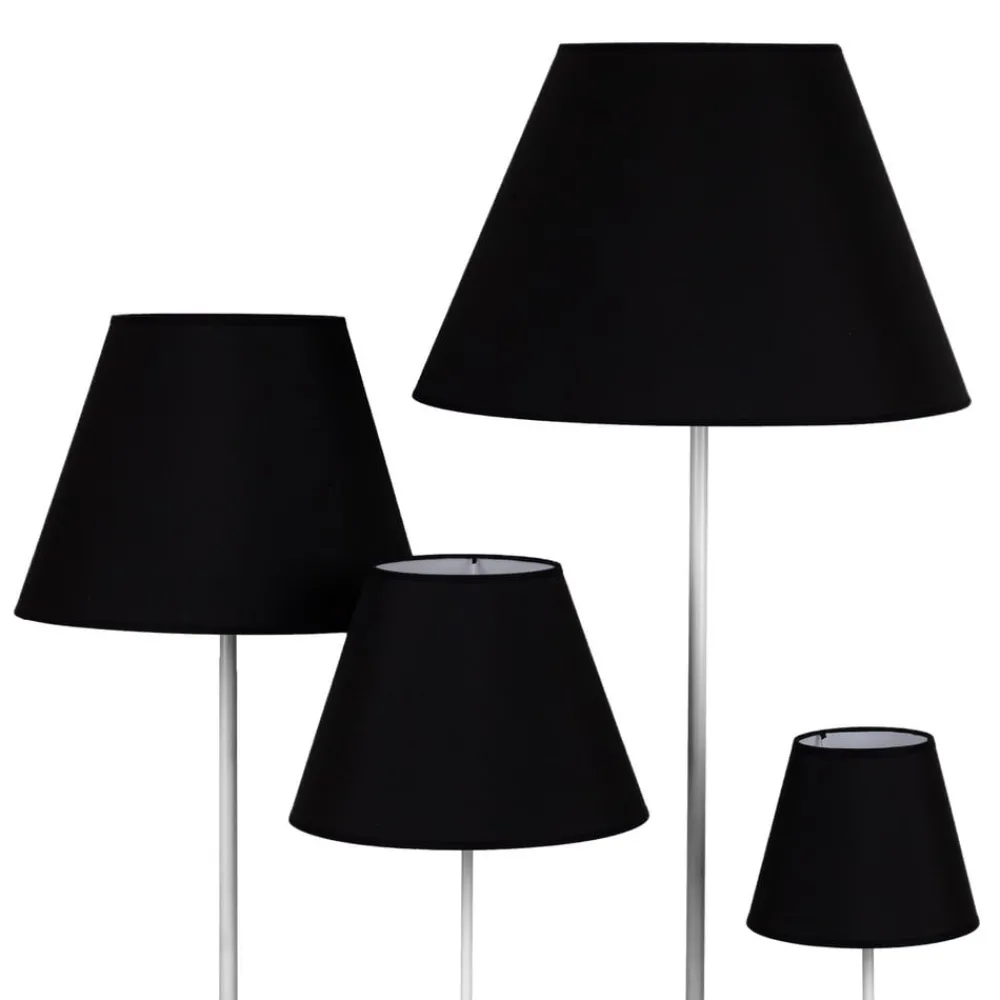 Lampeskærme ^ Duolla Lampeskærm Sofia Højde 31 cm, sort/hvid