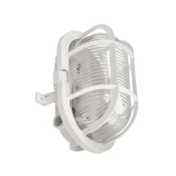 Væglamper ^ Deko-Light Lampe til vådrum Sotano Retro hvid 19 x 12 cm IP44 plast