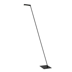 Gulvlamper|Gulvlamper ^ Lucide Lavale LED-gulvlampe, sort, dæmpbar, højde 138 cm