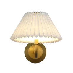 Searchlight Væglamper > LED-akku-væglampe DANISH, udhæng 25 cm guldfarvet metal