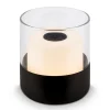 Briloner Dekorationsbelysning|Terrassebelysning > LED-batteri-bordlampe 7438 IP44 dæmper, sort