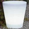 Konstsmide Dekorationsbelysning|Terrassebelysning > LED-blomsterkrukke Assisi oplyst Ø 37 cm
