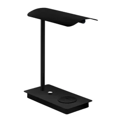 EGLO Arbejdsrum/Kontor|Bordlamper > LED-bordlampe Arenaza, dæmpbar, QI, sort