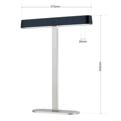 ORION Arbejdsrum/Kontor > LED-bordlampe Auftakt nikkel/sort