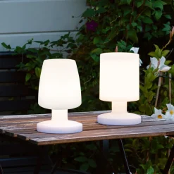 Reality Leuchten Dekorationsbelysning|Terrassebelysning > LED-bordlampe Dora, batteridrevet, til udendørs