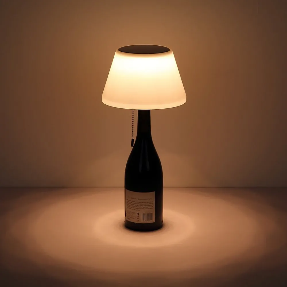 Globo Dekorationsbelysning|Terrassebelysning > LED-bordlampe 36000 flasketop hvid plast