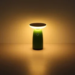 Solcellelamper ^ Globo LED-bordlampe 36625, grøn, metal, 23 cm, dæmpbar
