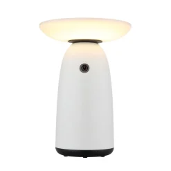 Solcellelamper ^ Globo LED-bordlampe 36625, hvid, metal, 23 cm, dæmpbar