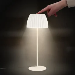 Briloner Bordlamper > LED-bordlampe Loca, antik hvid, højde 36 cm, metal/plast