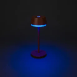 Konstsmide Terrassebelysning > LED-bordlampe Lyon, terracotta, IP54, dæmper, CCT, RGB