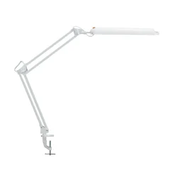 Maul Arbejdsrum/Kontor|Bordlamper > LED-bordlampe atlantic, hvid, højde 38 cm, klemmefod