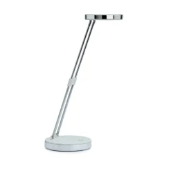 Maul Arbejdsrum/Kontor|Bordlamper > LED-bordlampe puck, teleskoparm, hvid