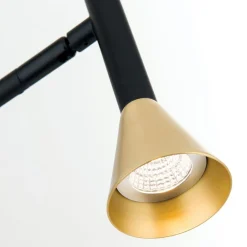 Arbejdsrum/Kontor ^ ORION LED-bordlampe Odeon, sort, drejelig