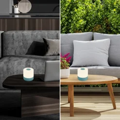 Briloner Dekorationsbelysning|Terrassebelysning > LED-bordlampe Smal, blå, 2.700K, dæmpbar