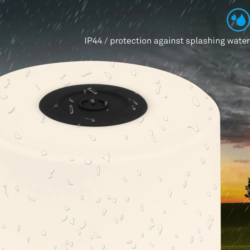 Briloner Dekorationsbelysning|Terrassebelysning > LED-bordlampe Smal, sort, 2.700K, dæmpbar