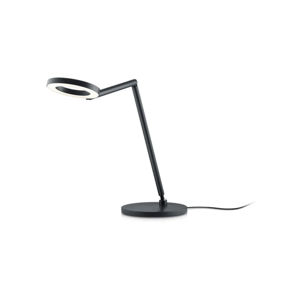 Knapstein Arbejdsrum/Kontor > LED-bordlampe Tessa-T, sort, CCT, bevægelseskontrol