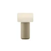 Dekorationsbelysning ^ HELL LED-bordlampe Tiny-B, sandfarvet, højde 13 cm, IP54