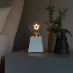 Julepynt ^ Konstsmide Christmas LED-dekorationslampe til bord træ, stjernefilament