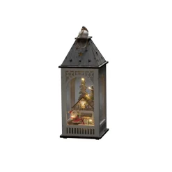 Konstsmide Christmas Julepynt > LED-dekorationslygte med hus og julemand