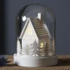 STAR TRADING Julepynt > LED dekorationslys Kupol hus, hvid