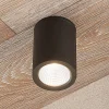 Lucande Udendørs Loftlamper > LED-downlight Embla af aluminium IP54, mørkegrå