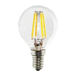 Dæmpbar Led-Pære|Led Pærer ^ ORION LED-dråbepære E14 4,5 W Filament 827 kan dæmpes