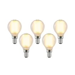 Dæmpbar Led-Pære ^ Arcchio LED-dråbepære E14 4 W 2.700 K mat dæmpes, 5 stk