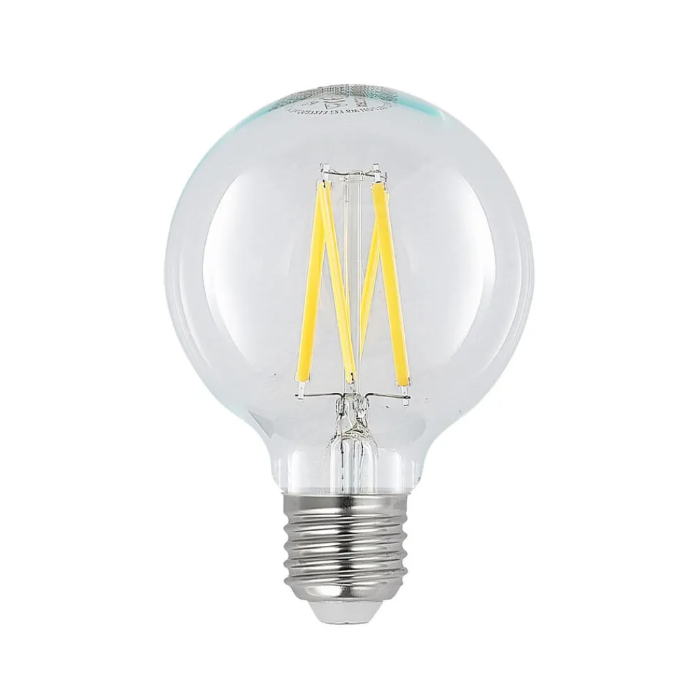 Arcchio Dæmpbar Led-Pære|Filament Pære > LED E27 8 W G80 2.700 K filament dæmpes klar 3 stk