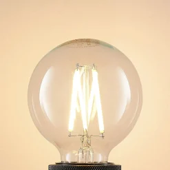 Arcchio Dæmpbar Led-Pære|Filament Pære > LED E27 8 W G80 2.700 K filament dæmpes klar 3 stk