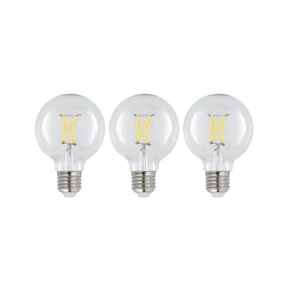 Arcchio Filament Pære > LED E27 4 W G80 2.700 K filament dæmpes klar 3 stk