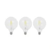 Dæmpbar Led-Pære|Filament Pære ^ Arcchio LED-filament E27 6 W 2.700 K G125 Globe klar 3 stk