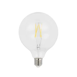 Dæmpbar Led-Pære|Filament Pære ^ Arcchio LED-filament E27 6 W 2.700 K G125 Globe klar 3 stk