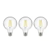 Filament Pære|Led Pærer ^ Arcchio LED-filamentpære, E27, G95, 3,8W, 3000K, 806lm, 3 enheder