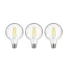 Arcchio Filament Pære|Led Pærer > LED-filamentpære, E27, G95, 3,8W, 2700K, 806lm, 3 enheder