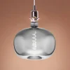 Dæmpbar Led-Pære|Filament Pære ^ EGLO LED-filamentpære E27 4W Big Size æbleform krom