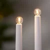 Dæmpbar Led-Pære|Filament Pære ^ STAR TRADING LED-filamentpære E10 3W dæmpbar, 3-pak, 55V